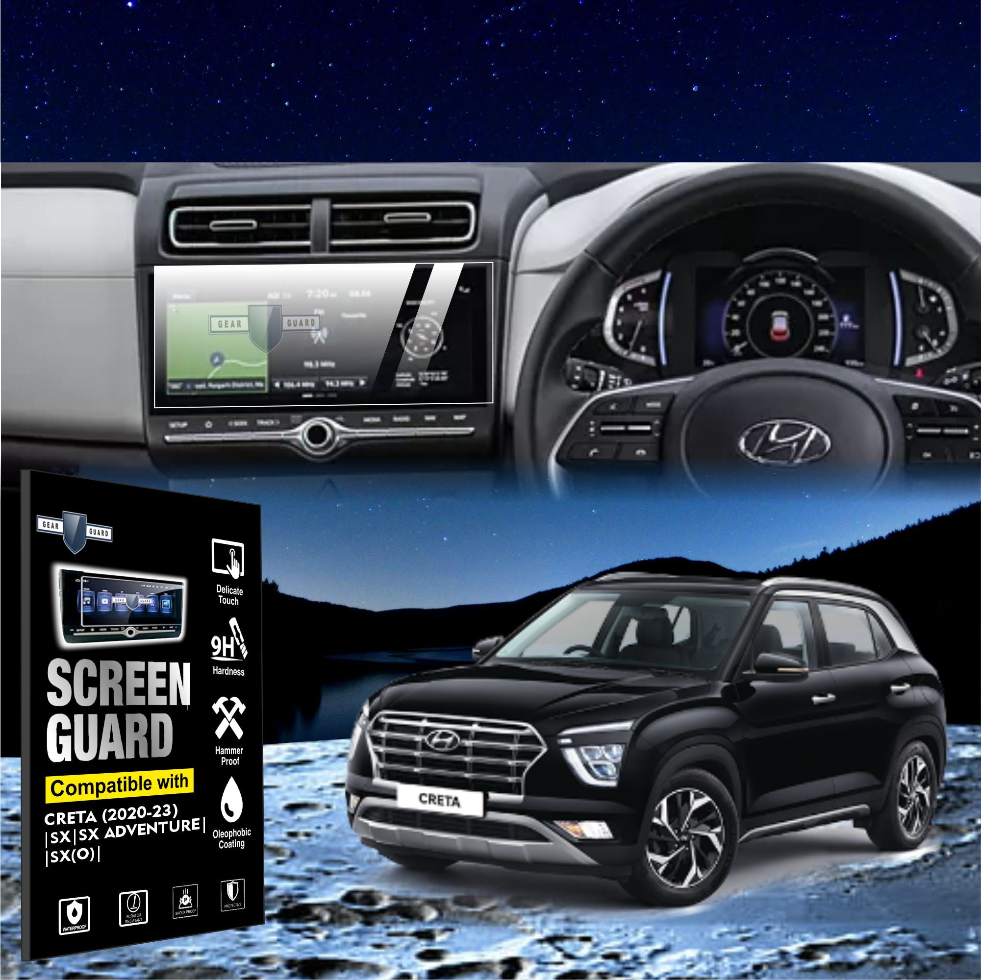 Hyundai Creta Screen Protector [2020-2023]