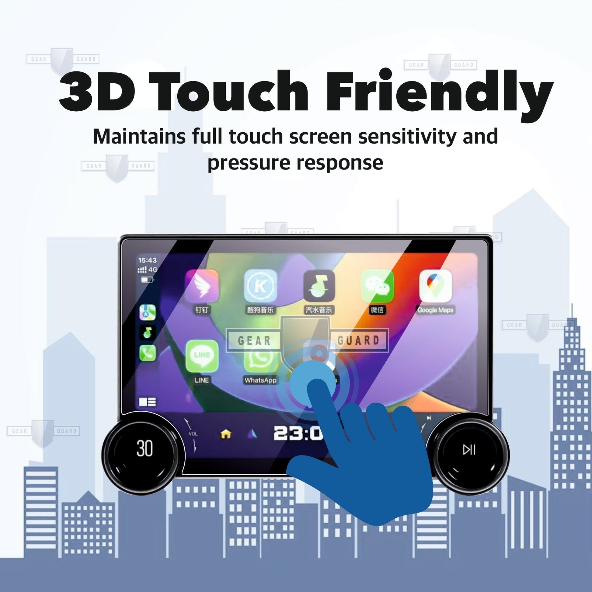 Diamond 2K 11.8 Inch Infotainment System Touch Screen Guard -M11C_AFTERMARKET