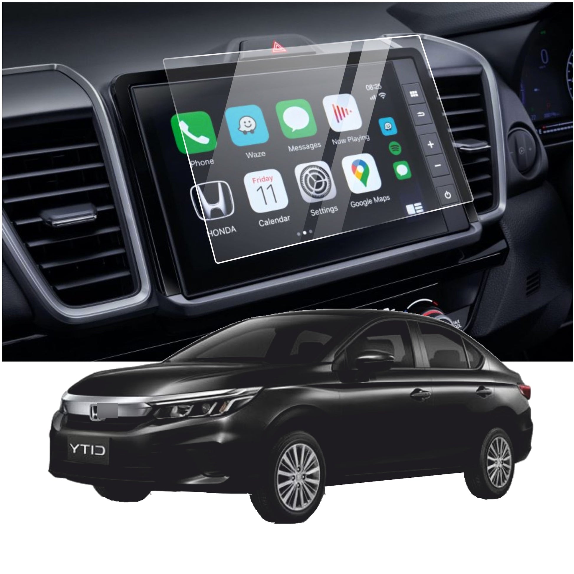 Honda City 2020 Accessories Touch Screen Guard -CITY_2020