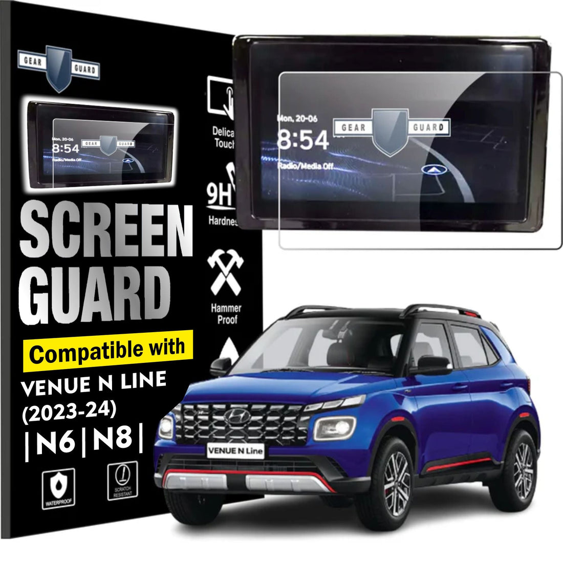 Hyundai Venue N Line Screen Guard [2023 - 2024] - S8C_VENEU_NLINE