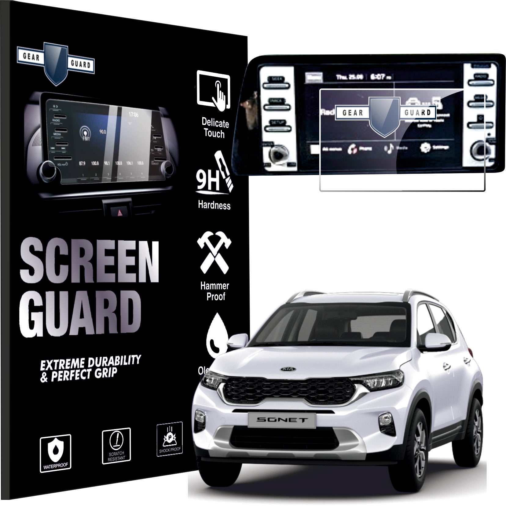 Kia Sonet (2022-2023) Screen Protector -SONET_8