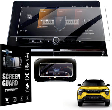 Mahindra 3XO Infotainment System and Instrument Cluster | MID Screen Guard [2024] -M10C_3XO_COMBO