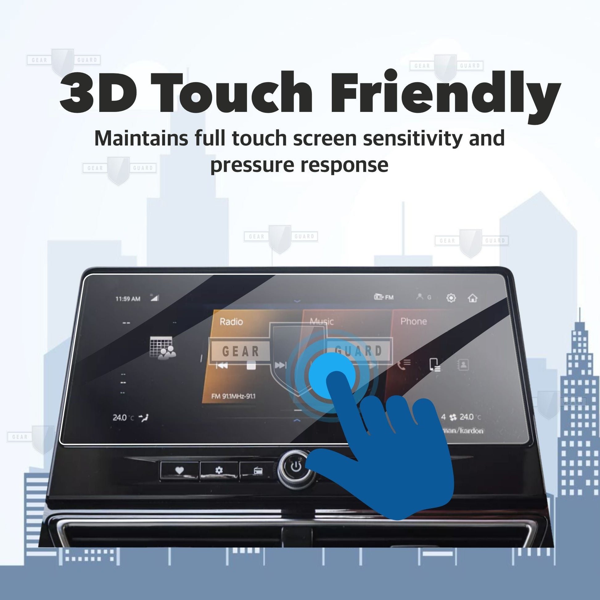 Mahindra 3XO Infotainment System and Instrument Cluster | MID Screen Guard [2024] -M10M_3XO_COMBO