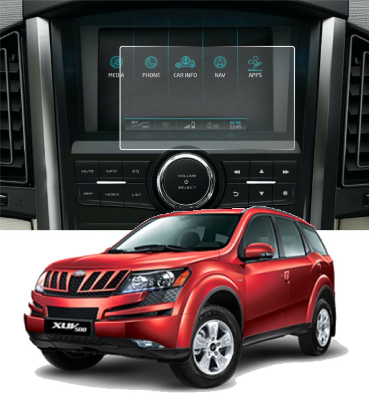 Mahindra XUV 500 Accessories Touch Screen Guard -XUV500_MATTE