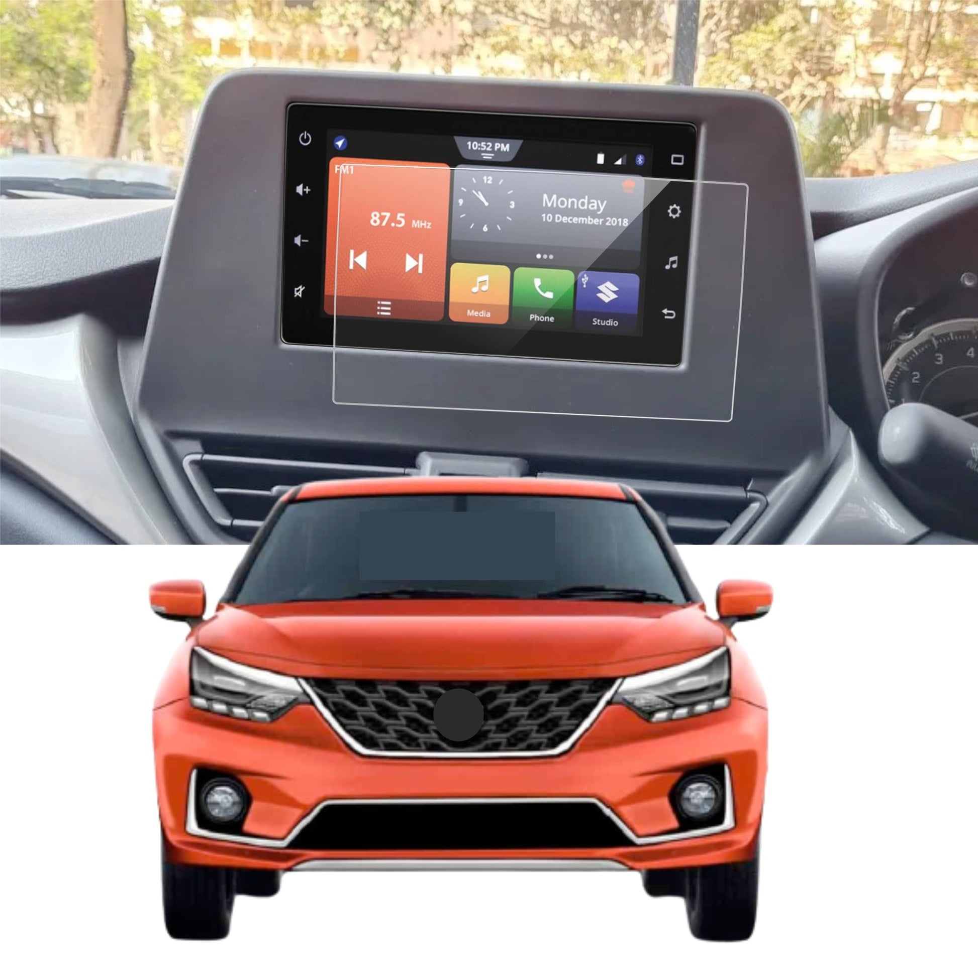 Maruti Suzuki Baleno Facelift 2022 Accessories Touch Screen Guard -BALENO_FACELIFT_G