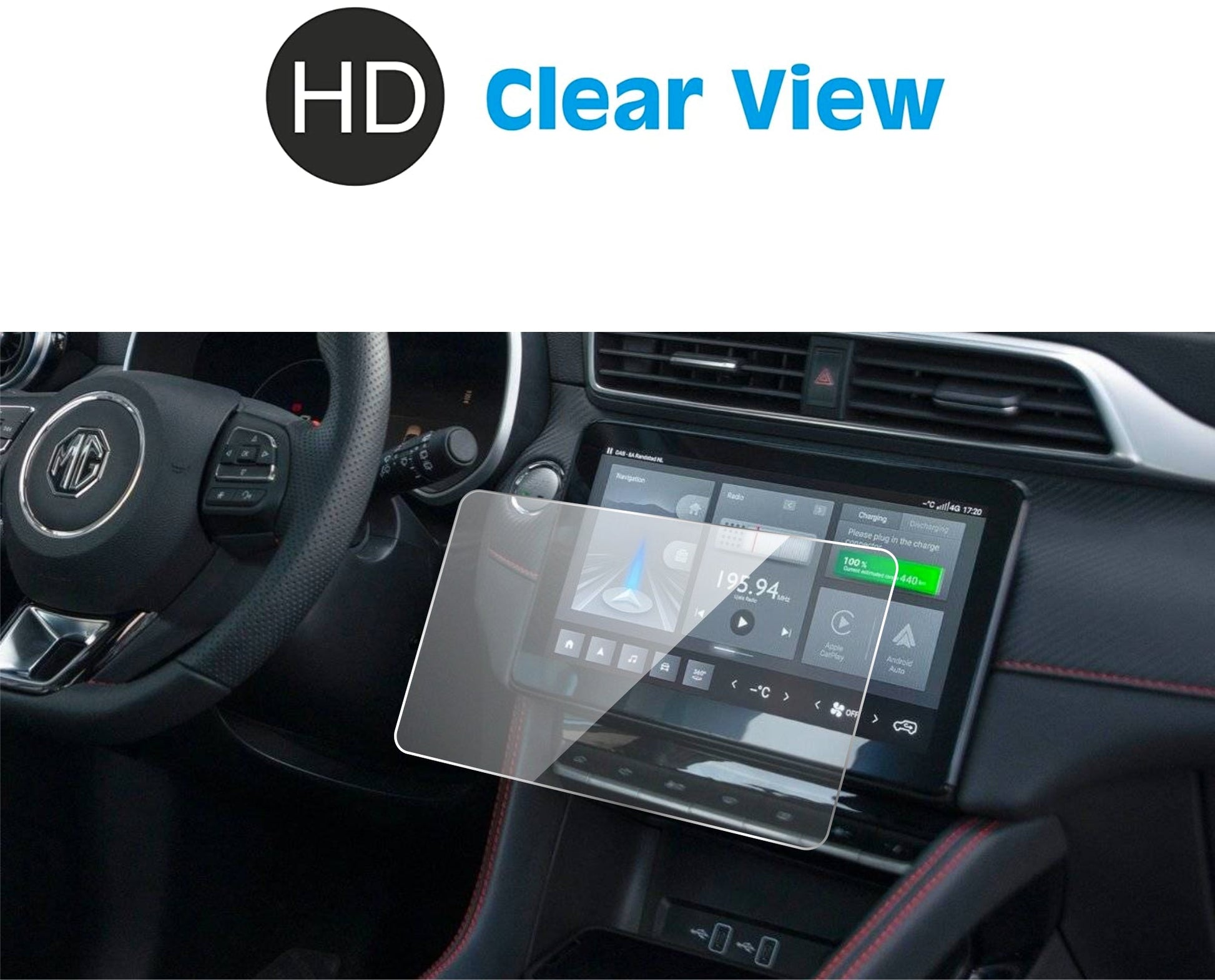 MG ZS EV Facelift 2022 Accessories Touch Screen Guard -MGZSEV_FACELIFT