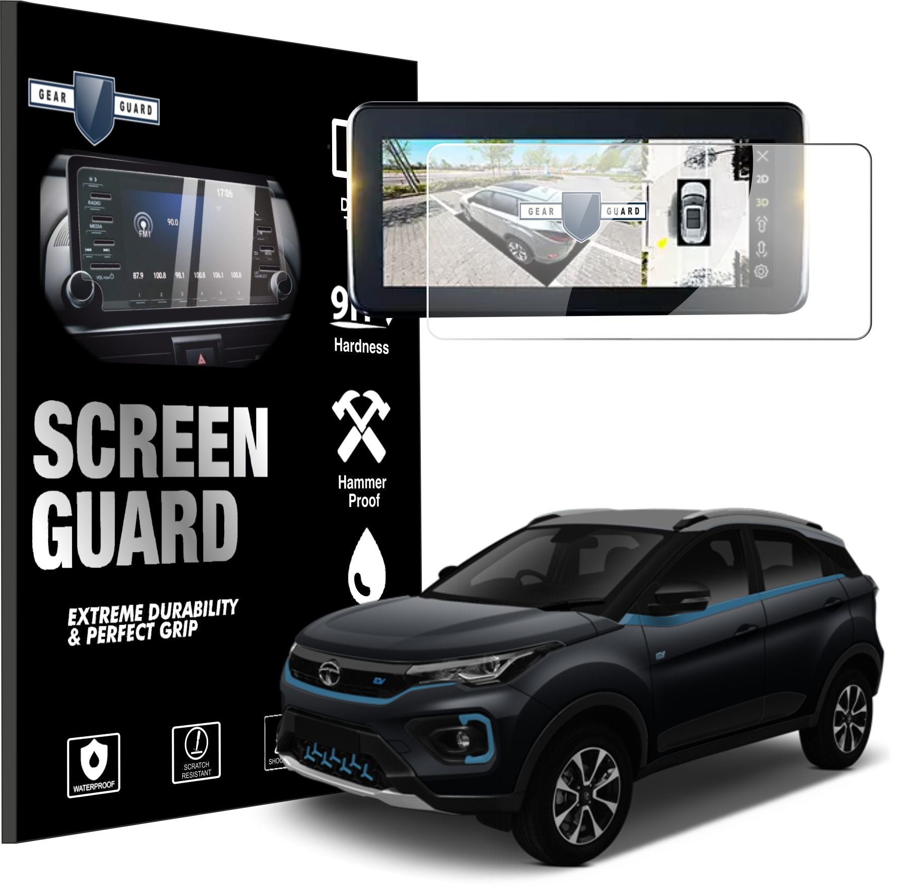 Tata Nexon EV Max Dark Edition Screen Protector -NEXON_DARK