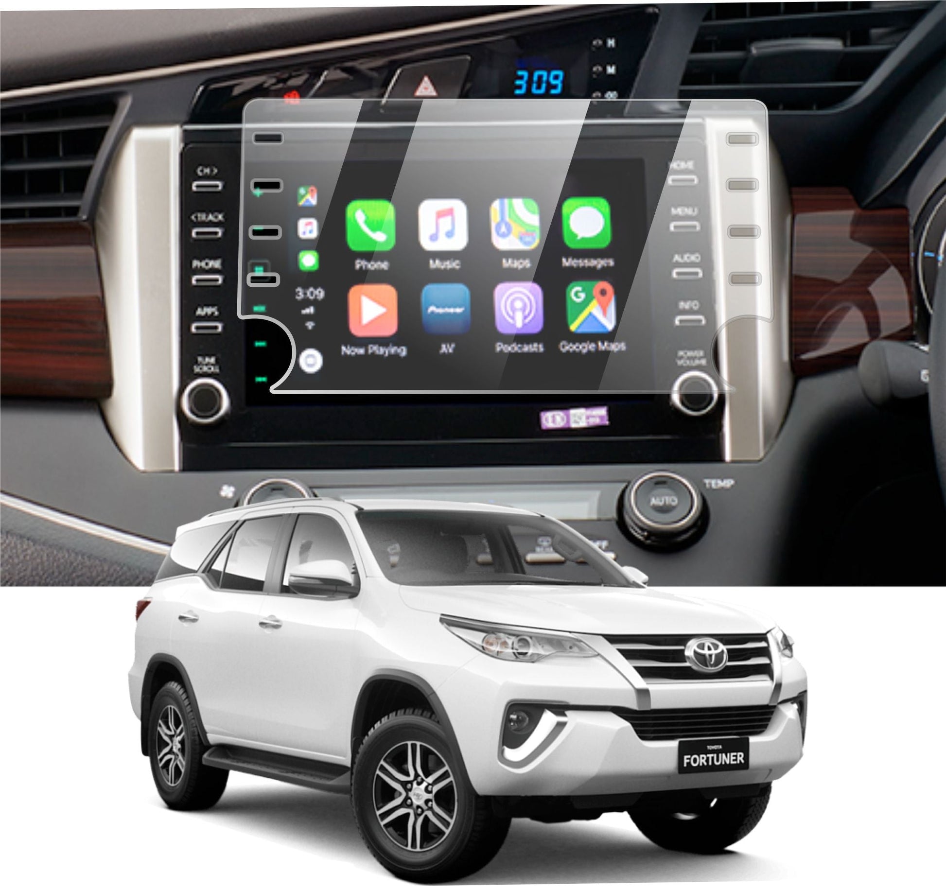 Toyota Fortuner 2023 Screen Protector -FORTUNER_2023