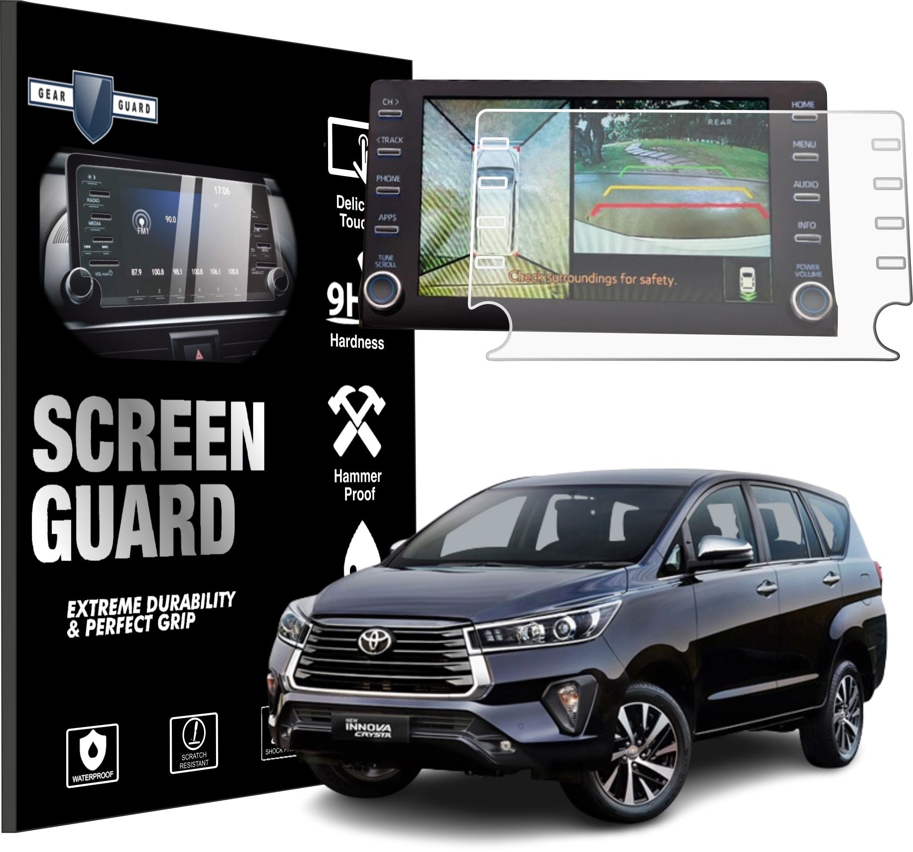 Toyota Innova Crysta Z 2023 Screen Protector -CRYSTA_Z_2024