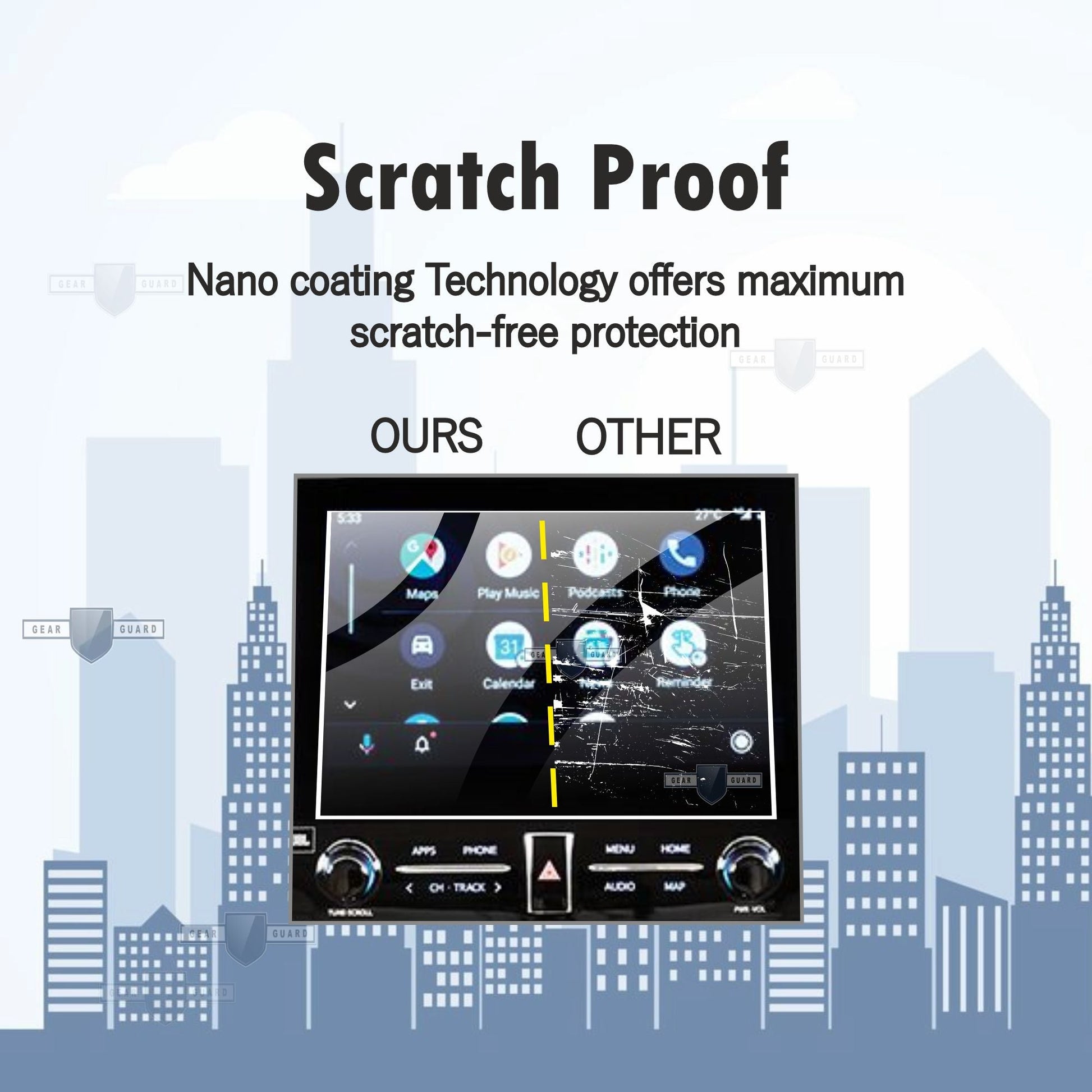 Toyota Vellfire Infotainment System Touch Screen Guard -M14C_VELLFIRE-1