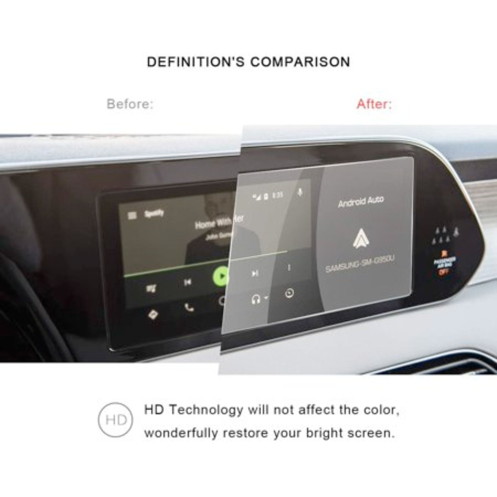 Volkswagen virtus Accessories Touch Screen Guard -SG_VIRTUS_C