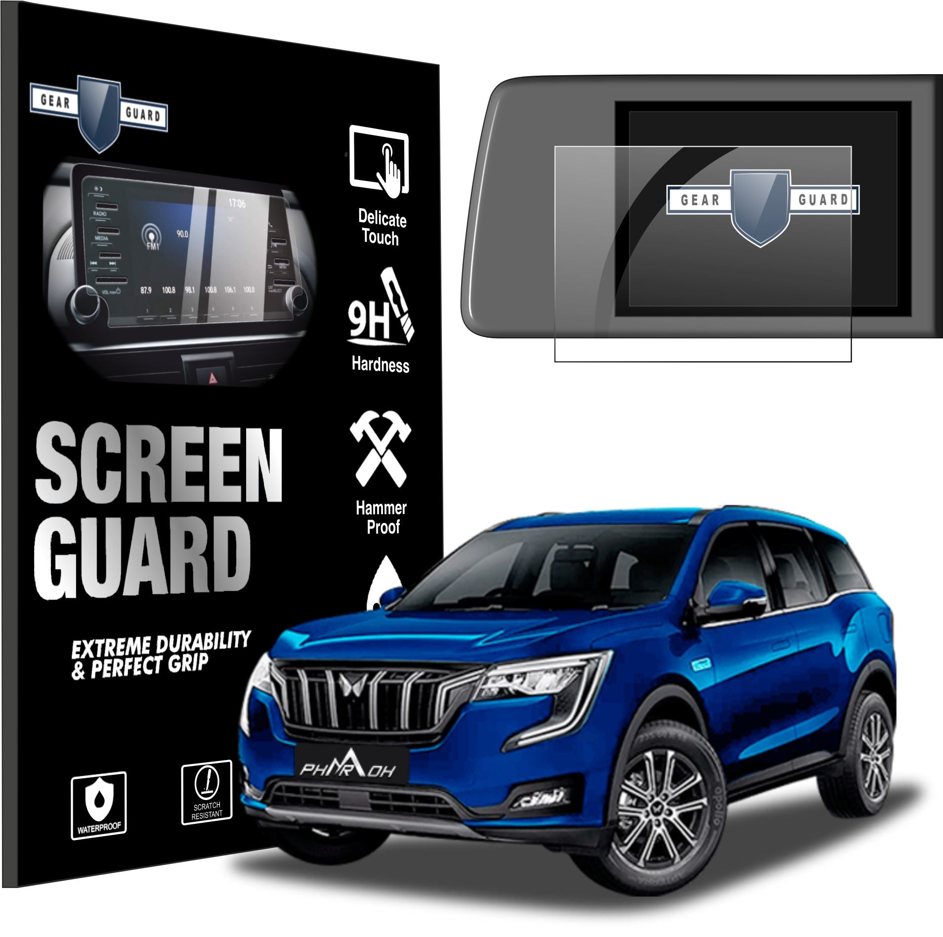 XUV 700 Accessories Touch Screen Guard -C8C_XUV700